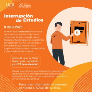 Interrupción De Estudios Nov 25